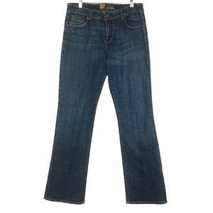 Kut From the Kloth Farrah Baby Boot Cut Womens Jeans Size 6 Dark Wash